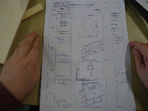 Début de la construction des abris