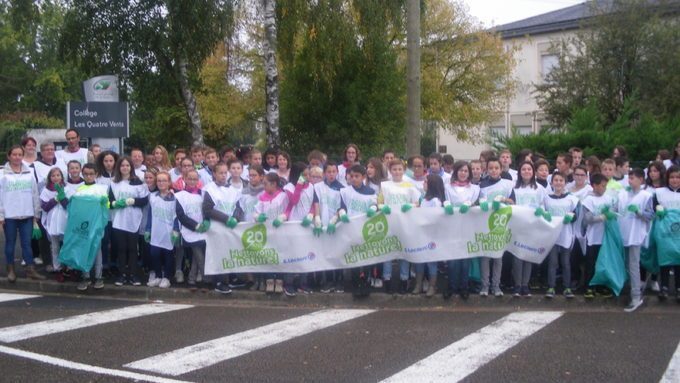 Nettoyons la nature au collège 2017