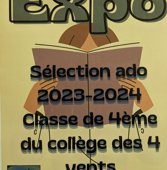 Les 4e B à la bibliothèque du Lude